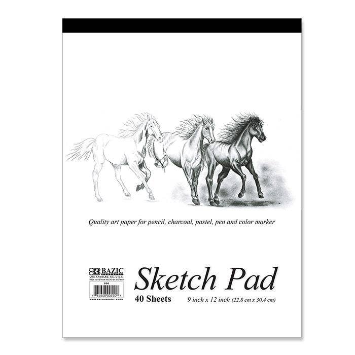 Premium Sketch Pad: 9" X 12"