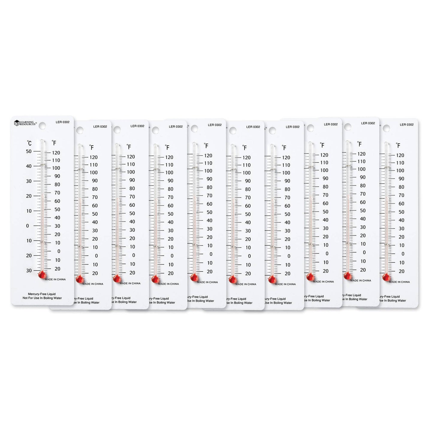 Student Thermometers, Set of 10