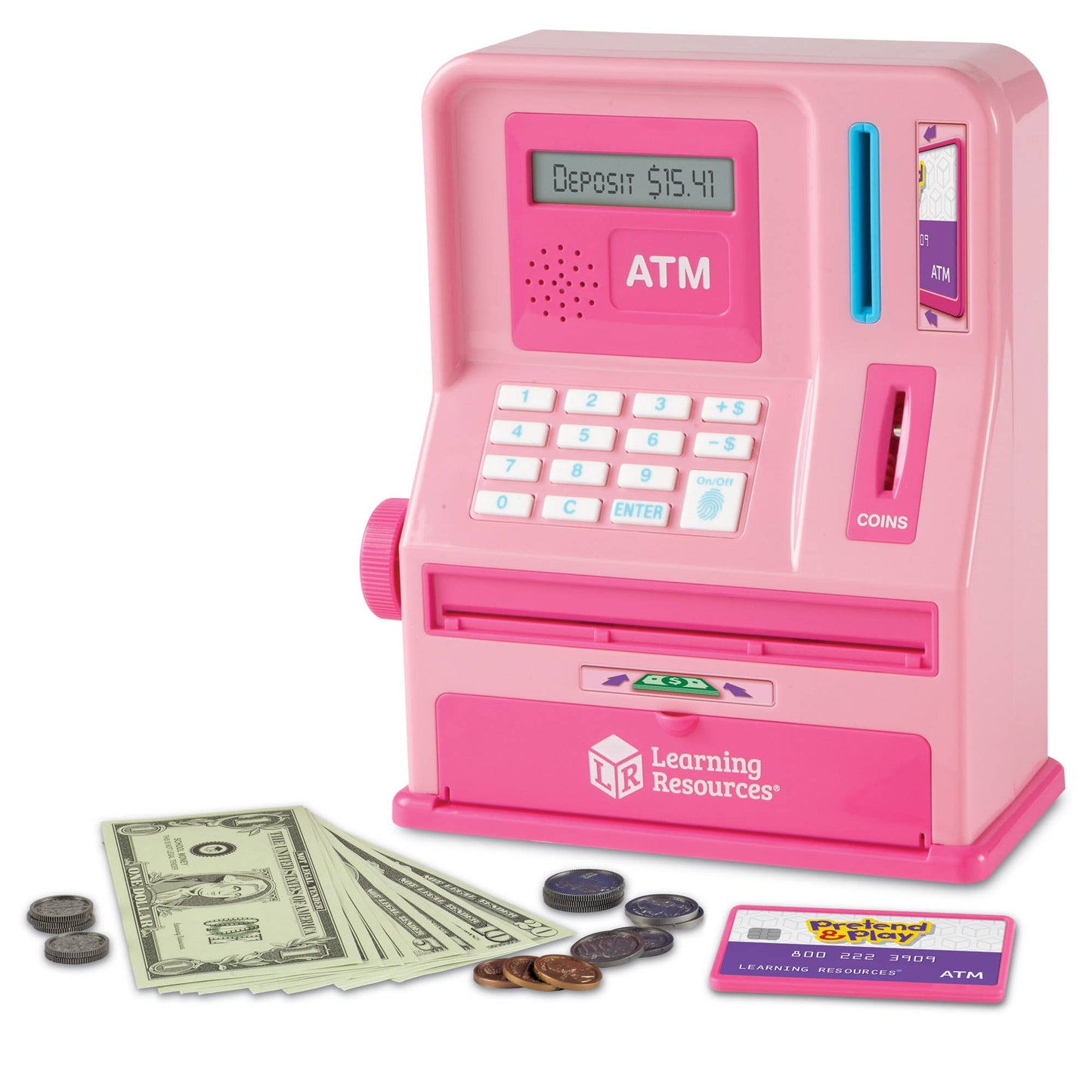 Pretend and Play® Teaching ATM Bank - Pink