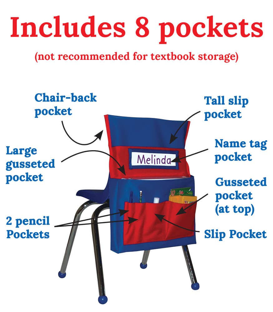 Chairback Buddy™ Pocket Chart Storage: 1 pack