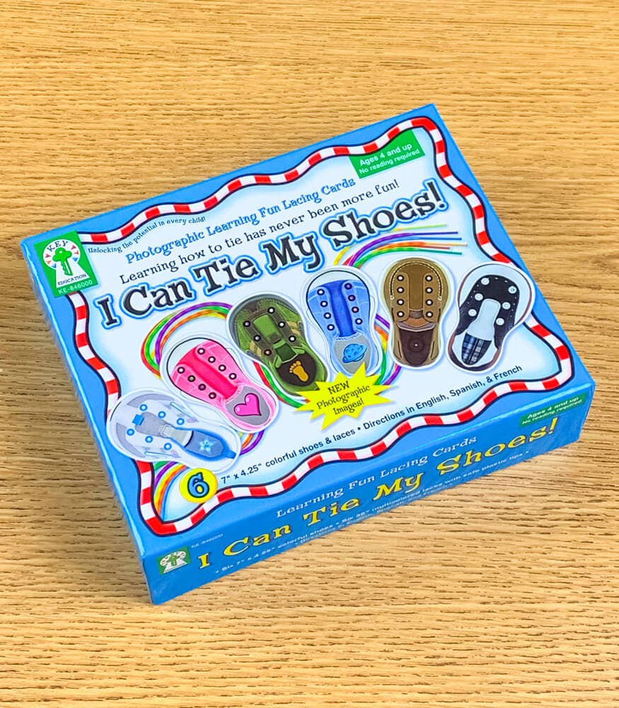 I Can Tie My Shoes Lacing Cards