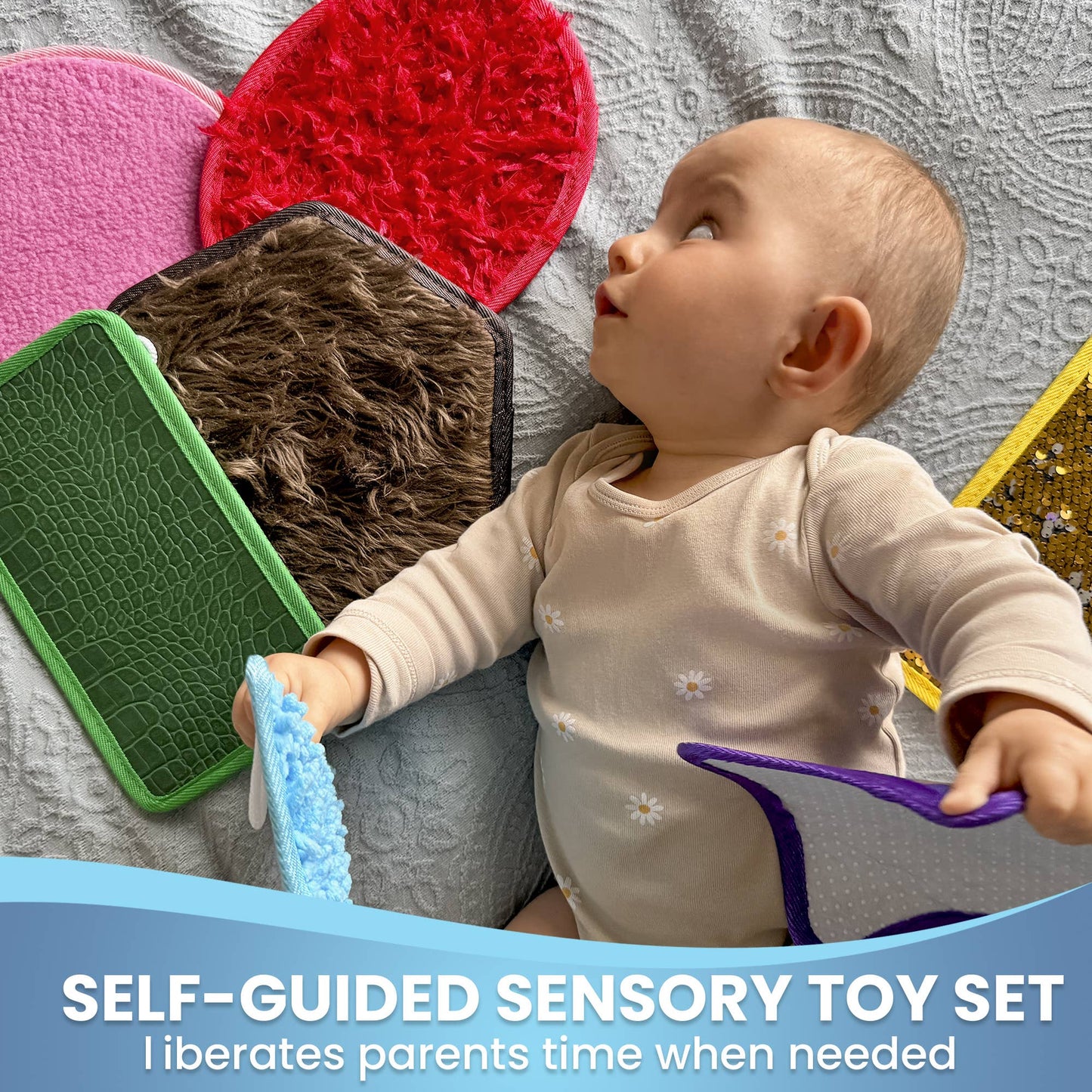Shapes & Texture Sensory Toys for Kids | 8 pieces