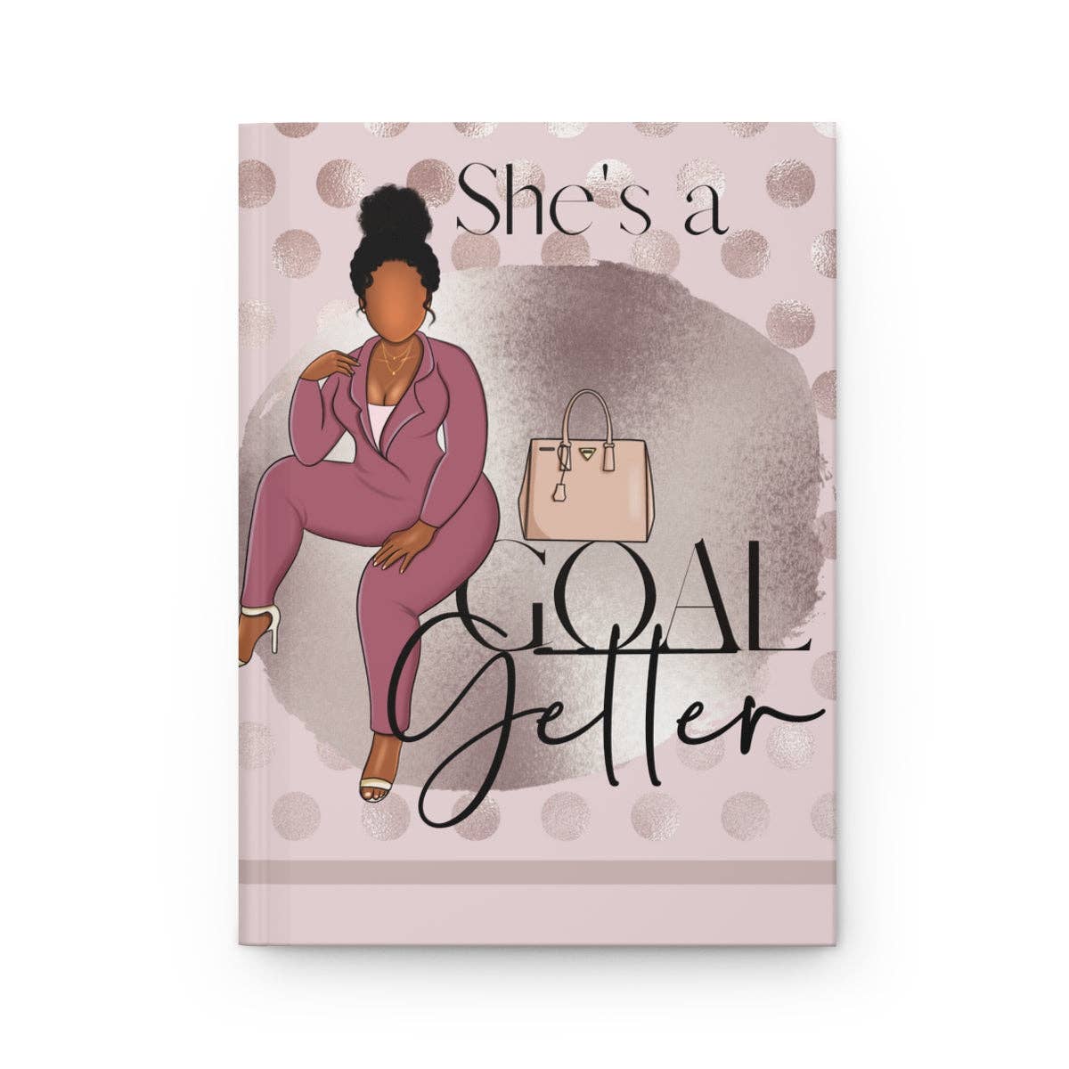 Goal Getter Pink Blush Hardcover Journal: Journal