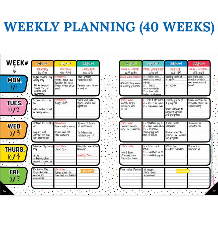Happy Place Teacher Planner