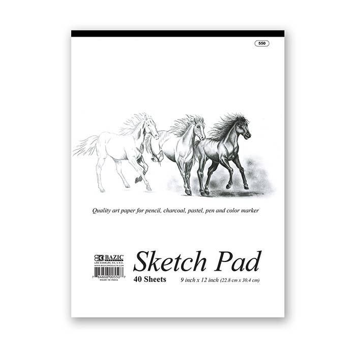 Premium Sketch Pad: 9" X 12"