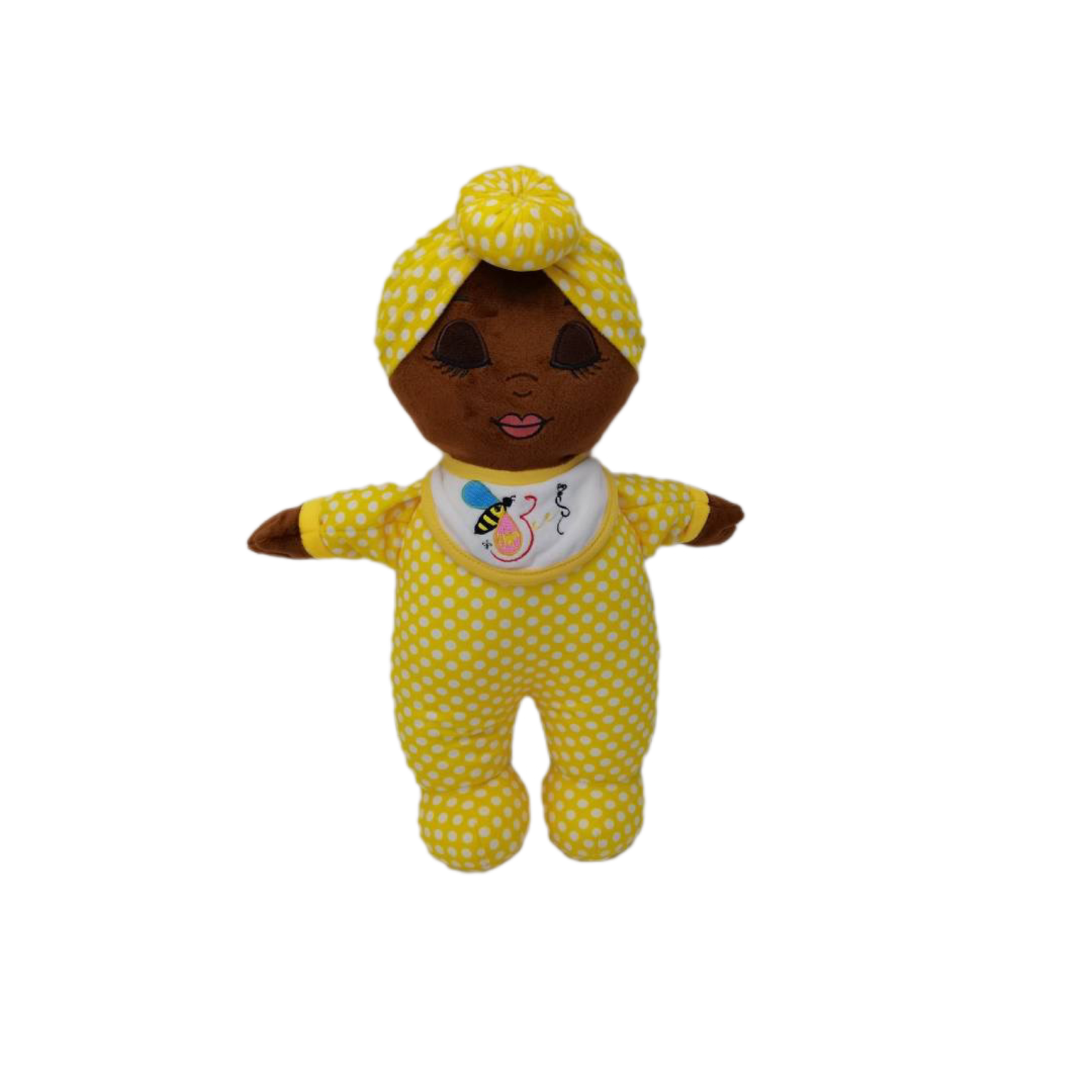 Nu'Bee Plush Baby Doll - Yellow