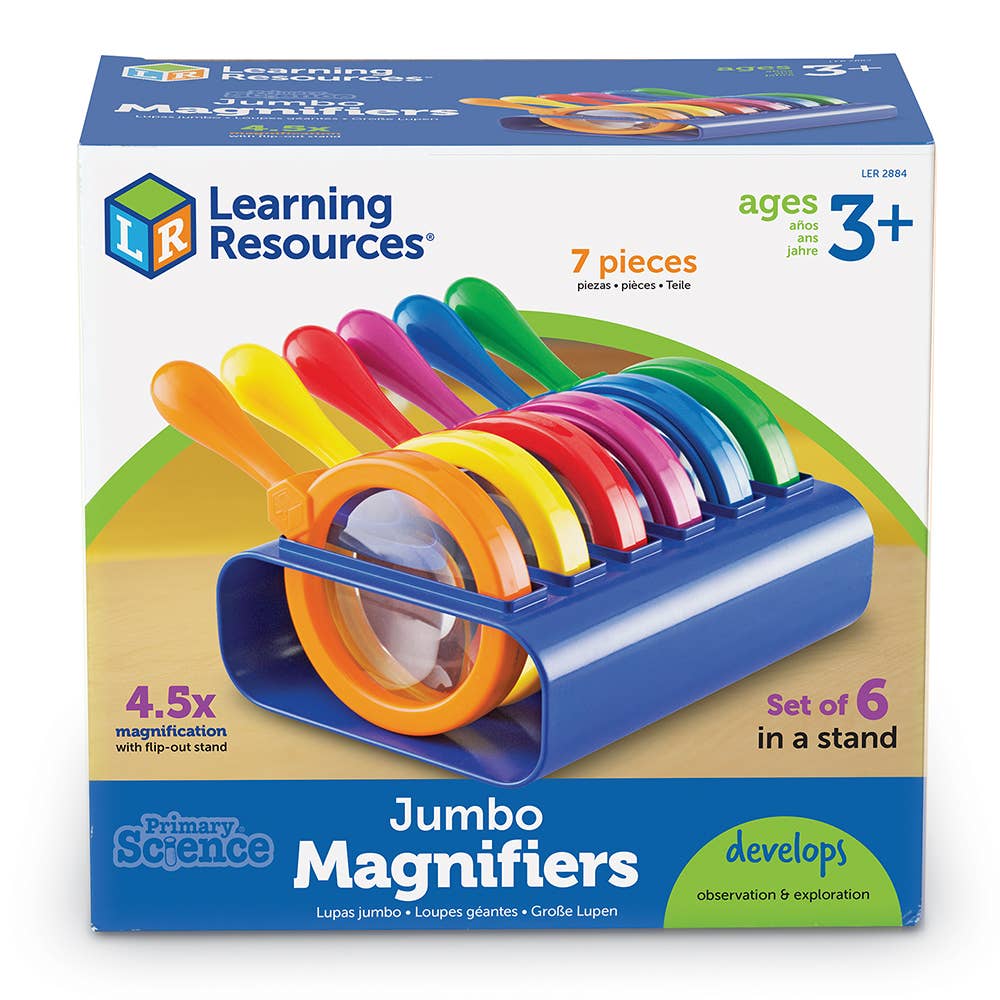 Primary Science™ Jumbo Magnifiers with Stand