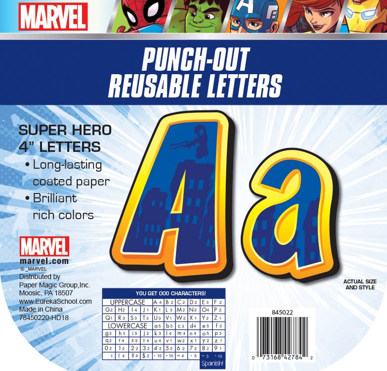 Marvel™ Superhero Adventure Deco Letters