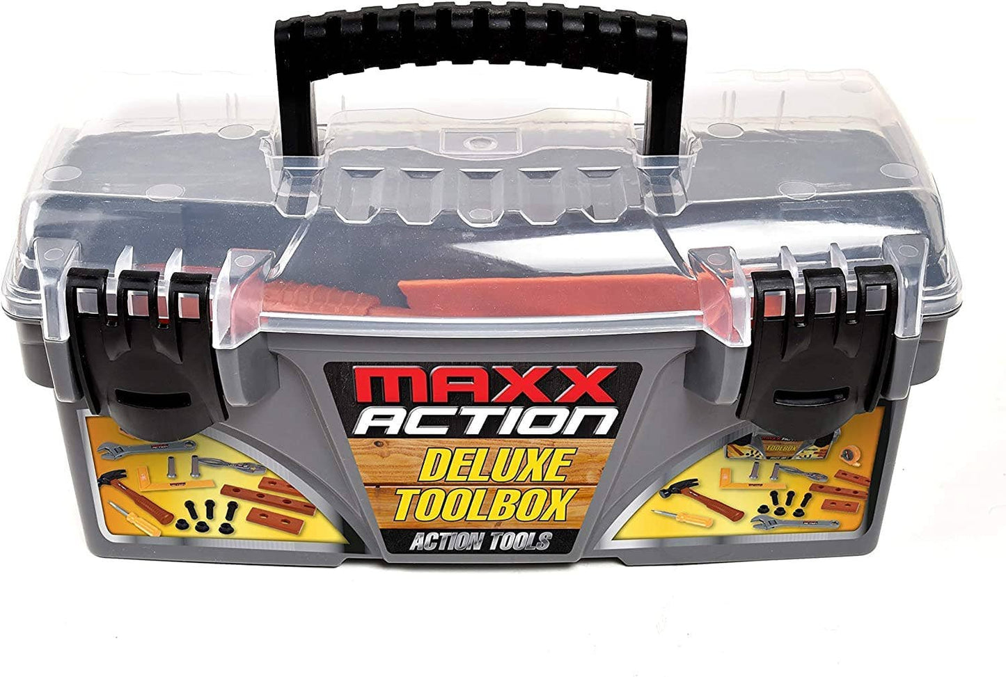Maxx Action Tool Box 18 Piece Toy Playset