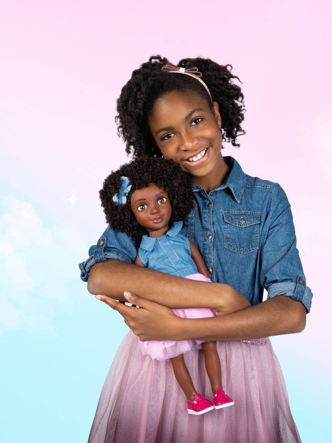 Beautiful Curly Me Bella – 18 inch Doll with Natural Curly Hair