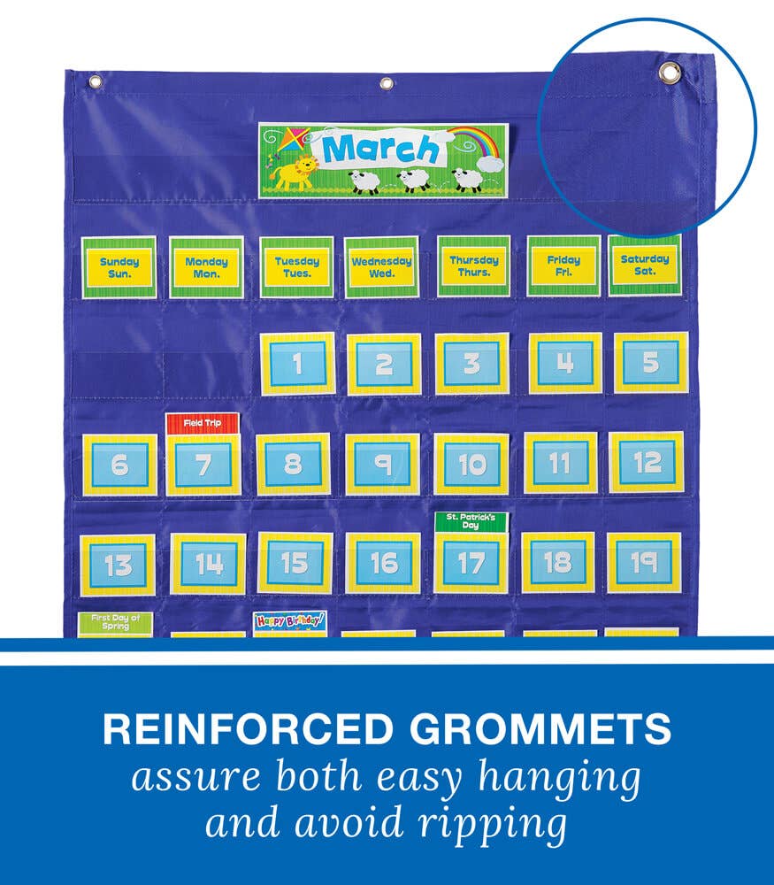 Deluxe Calendar Pocket Chart