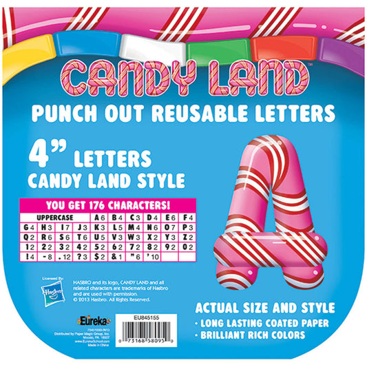Candy Land™ Peppermint Stripes Deco Letters