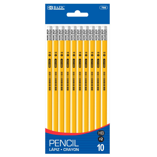 Yellow Pencil #2 Premium (10/Pack)