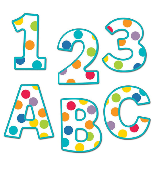 Color Me Bright Bulletin Board Letters