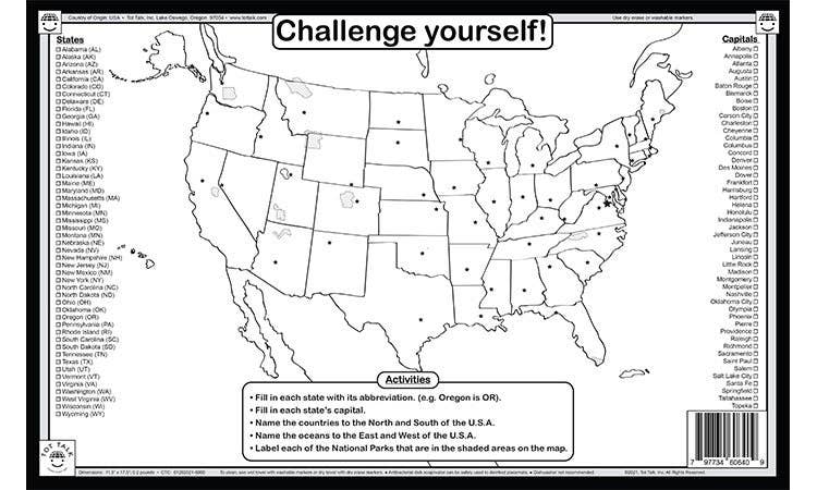 United States of America Placemat