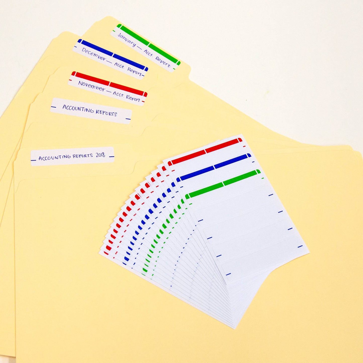 Assorted Color File Folder Label (126/Pack): 24