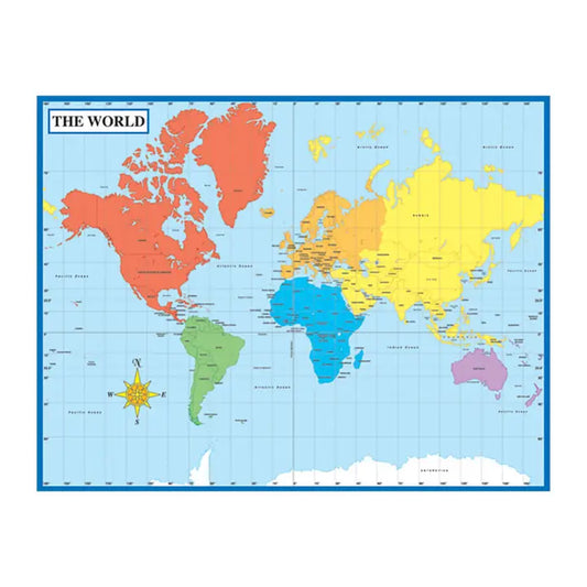 Map of the World Chart