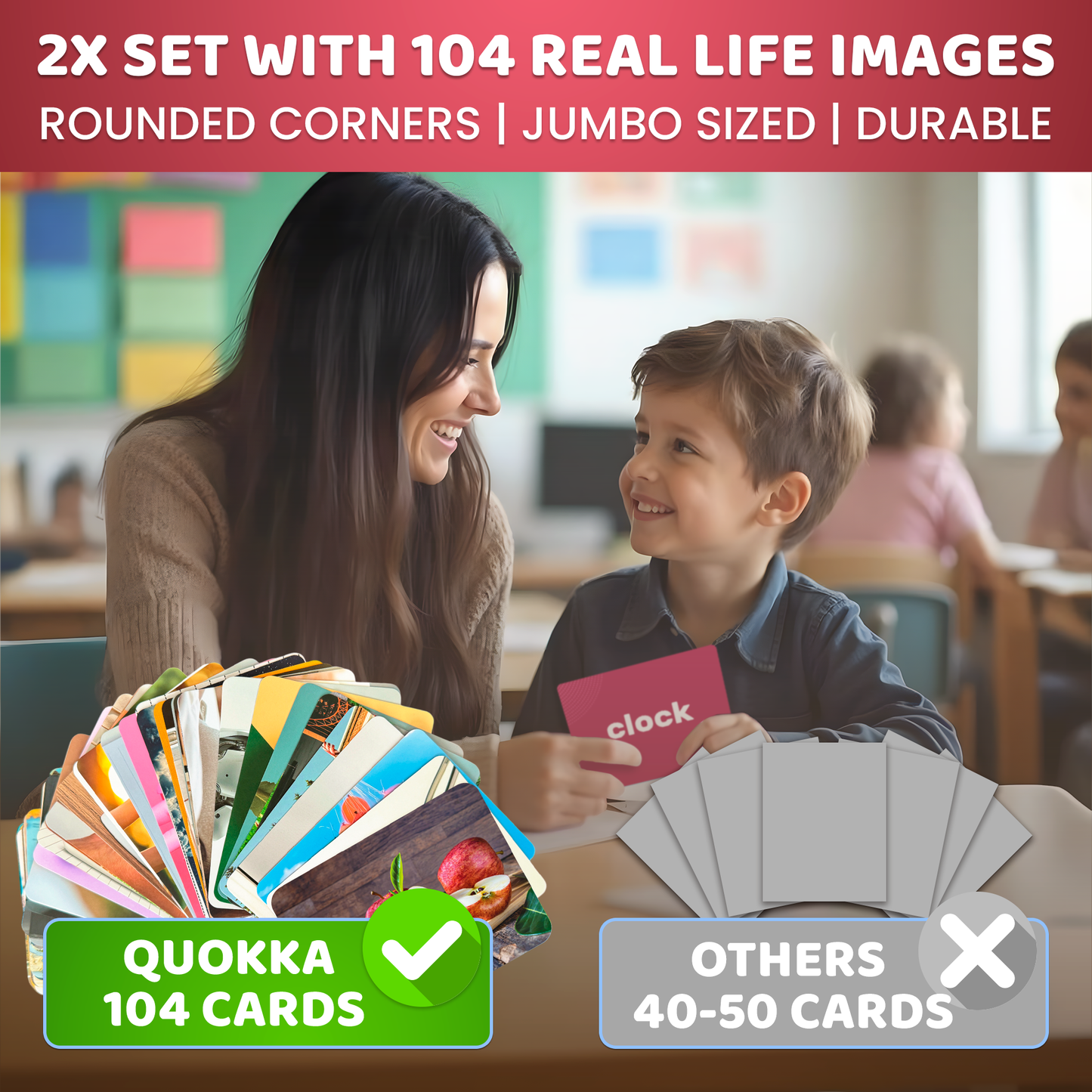 Flash Cards Ages 5+ for Speech Therapy | Food