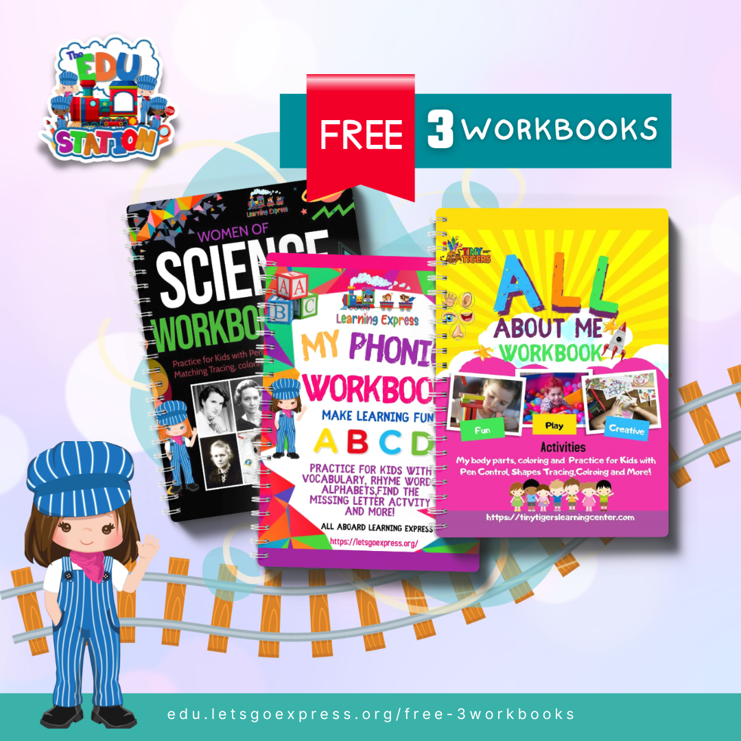 Free Workbooks for toddlers (3pcs.)