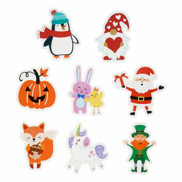 B2C 24 Pieces Back to Class Mini Die Cut Holiday Accents