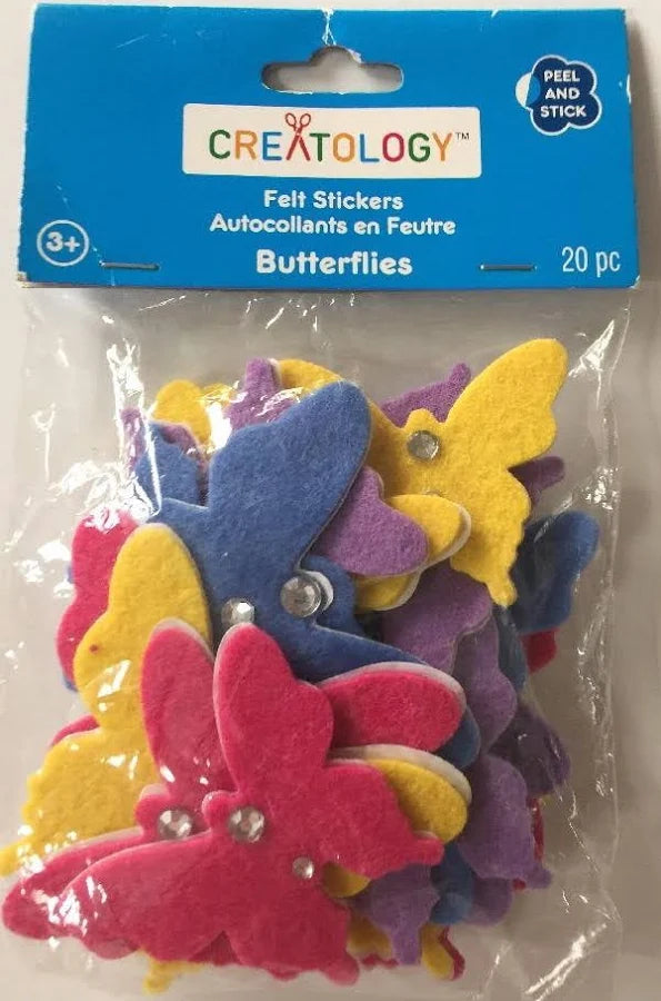 Foam Butterfly Stickers