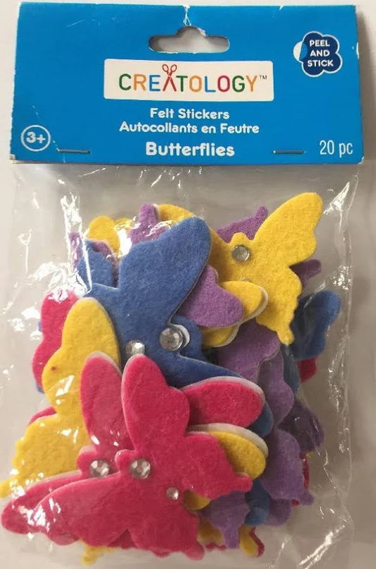 Foam Butterfly Stickers