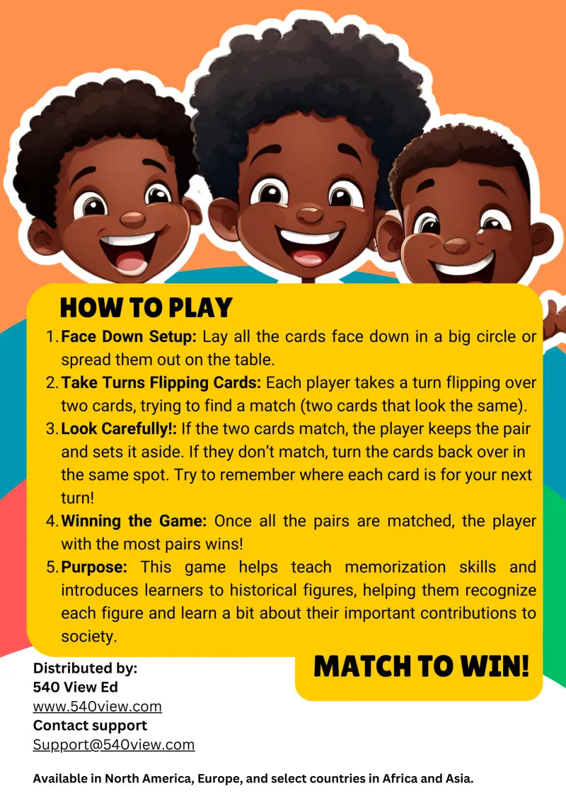 History Hero Match Cards