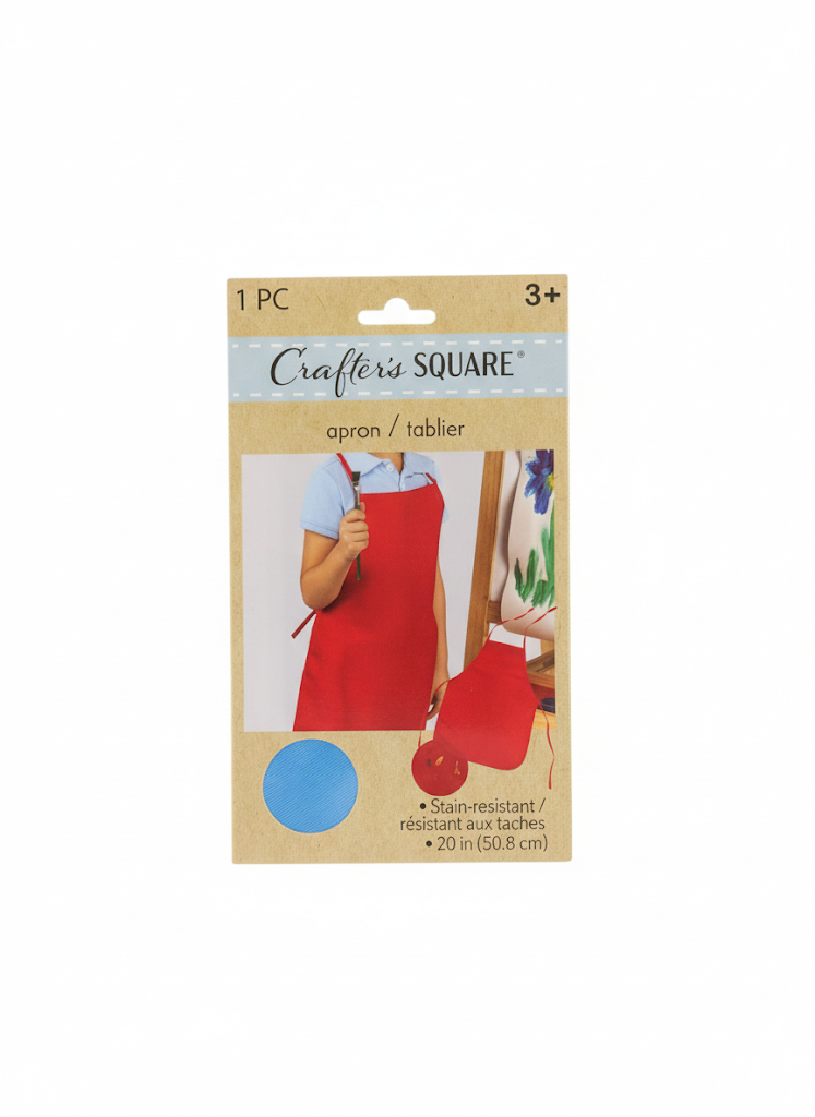 Crafter's Square Colorful Polyester Aprons for Kids, 20x15-in.