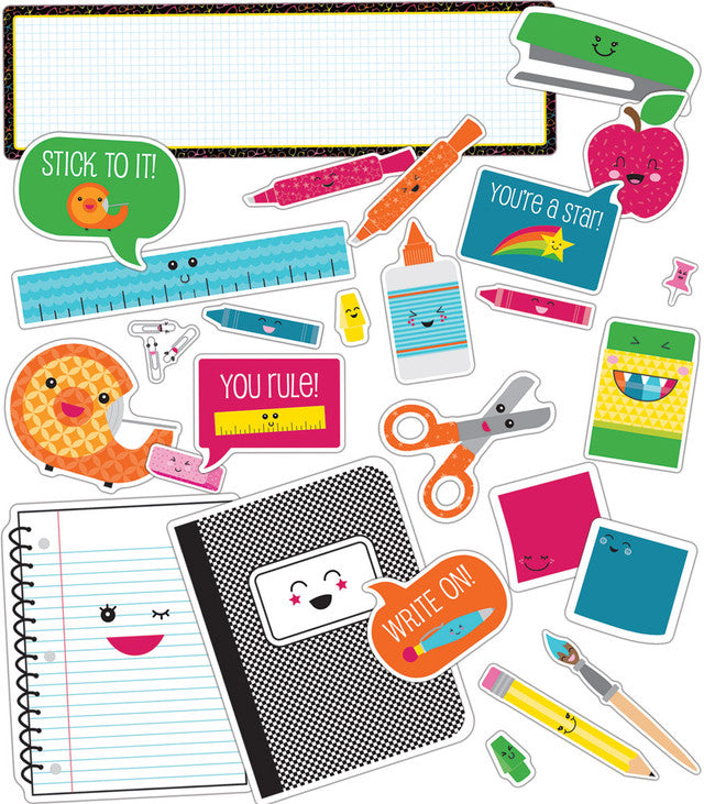School Pop School Tools Mini Bulletin Board Set