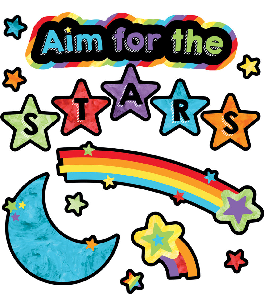 Aim for the Stars Mini Bulletin Board Set