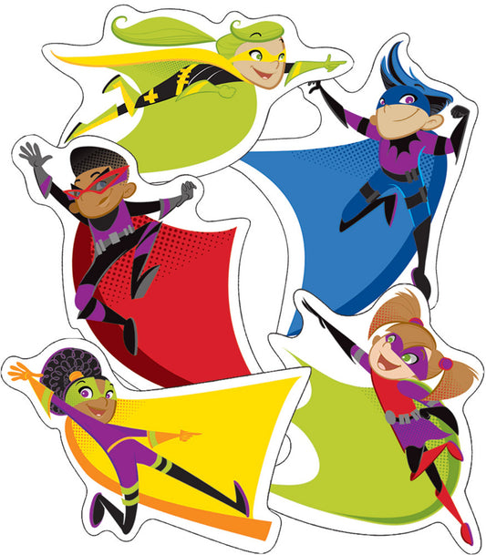 Super Power Super Kids Cut-Outs
