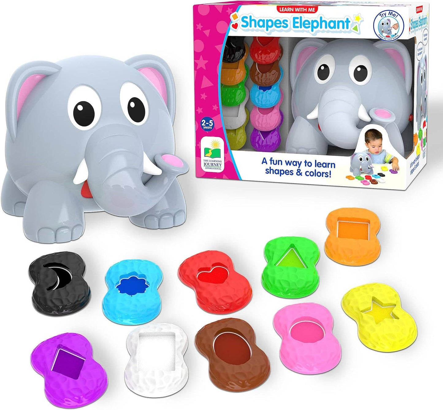 Learn With Me - Shapes Elephant: Plastic
