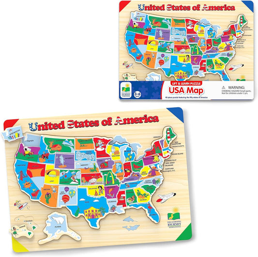 Lift & Learn USA Map