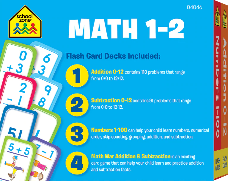 4- Pack Math Flashcards