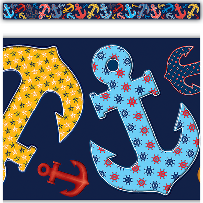 Anchors Straight Border Trim