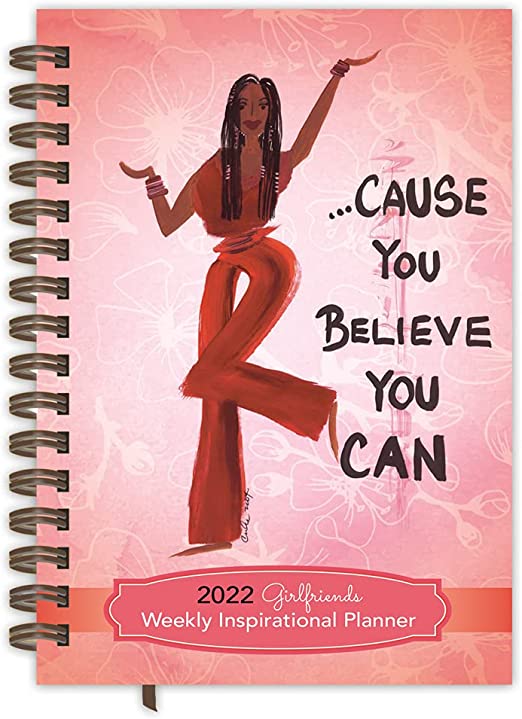 Shades of Color 2022 African American Weekly Planner, Girlfriends, 5.375 x 8.375 inches(IP33)