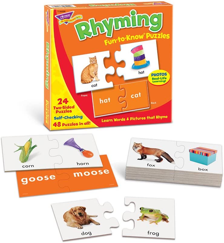 Rhyming  Fun- To- Know Puzzle