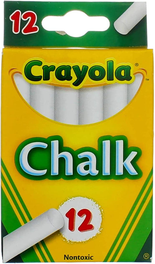 Crayola White Chalk 12 Count
