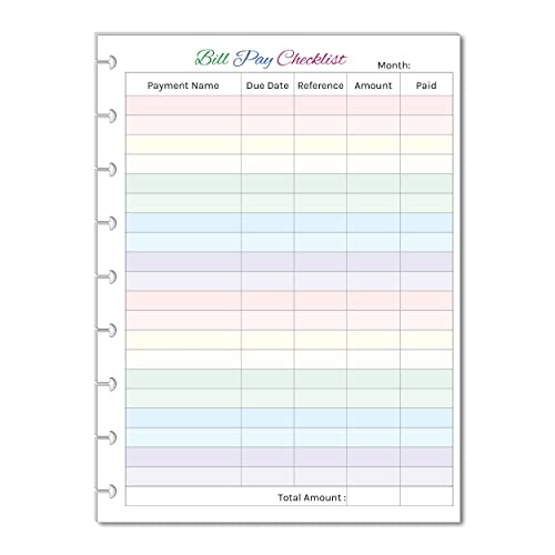 Medium Size Monthly Budget Planner