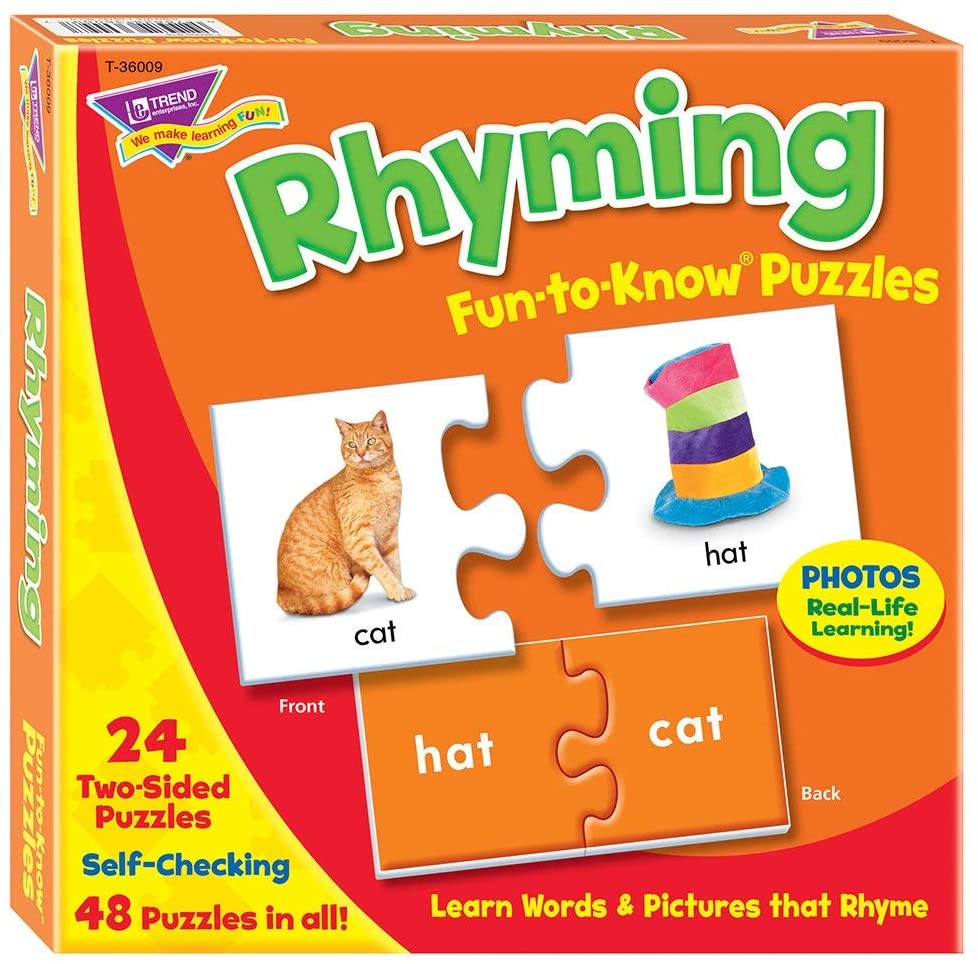 Rhyming  Fun- To- Know Puzzle