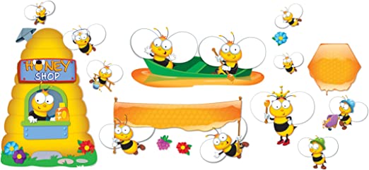 Carson Dellosa Buzz-Worthy Bees Bulletin Board Set