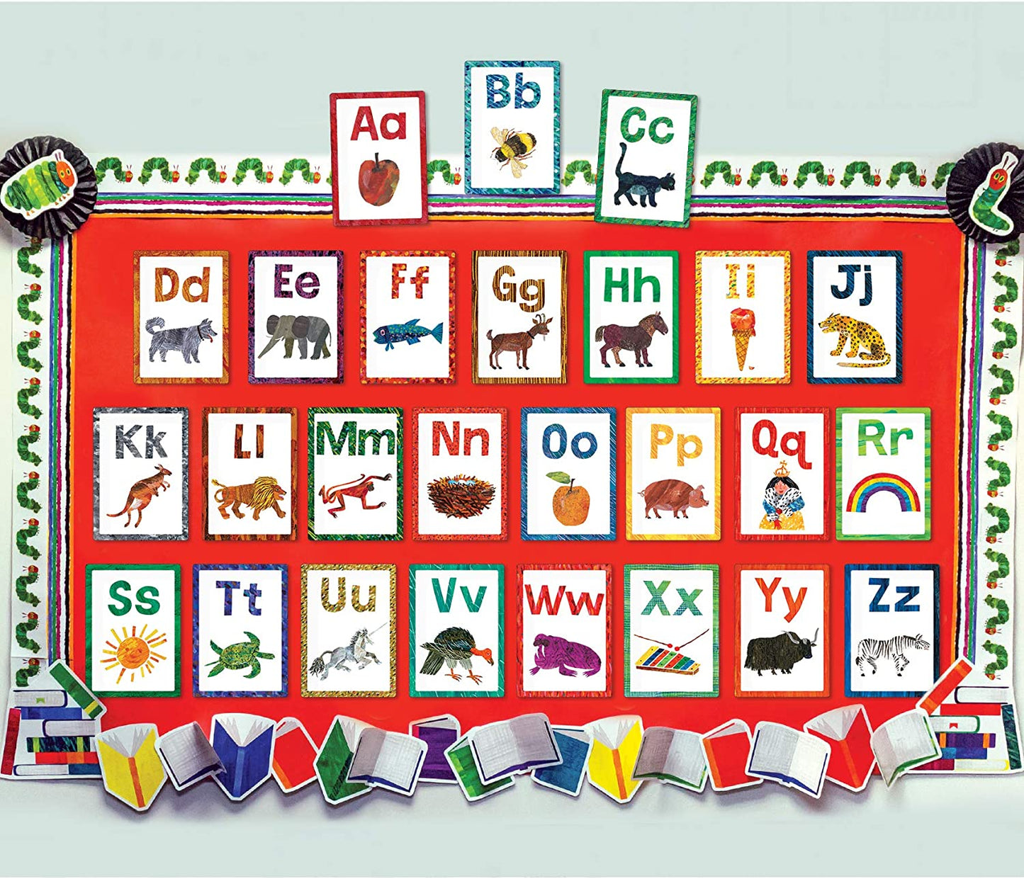 Carson Dellosa Education World of Eric Carle™ Alphabet Bulletin Board Set, 27 Pieces