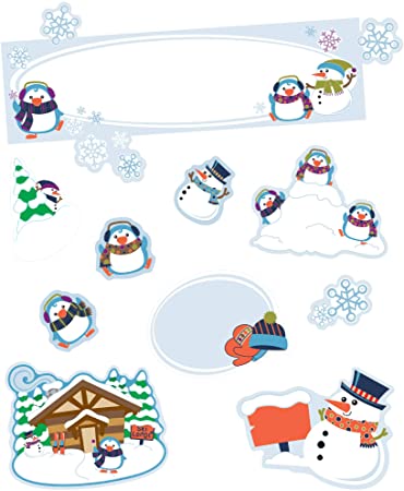 Winter Wonderland Mini Bulletin Board Decor Set