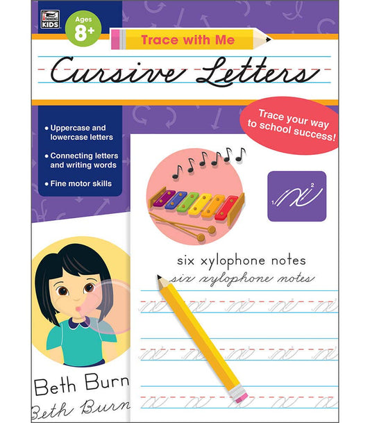 Trace with Me Cursive Letters