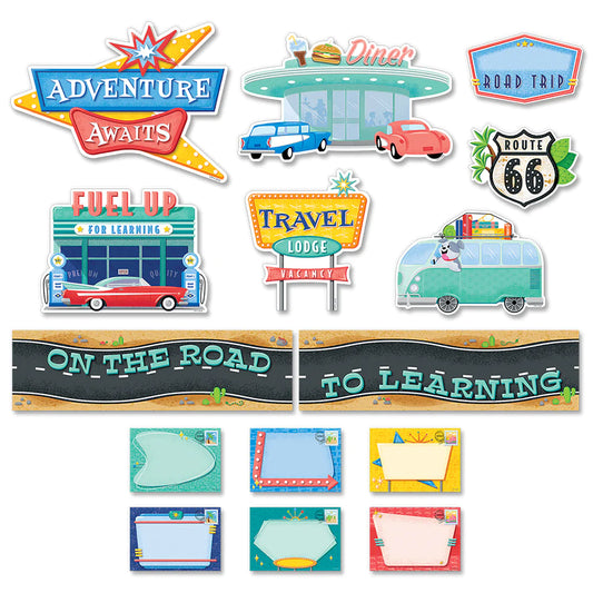 Mid-Century Mod On the Road to Learning Mini Bulletin Board