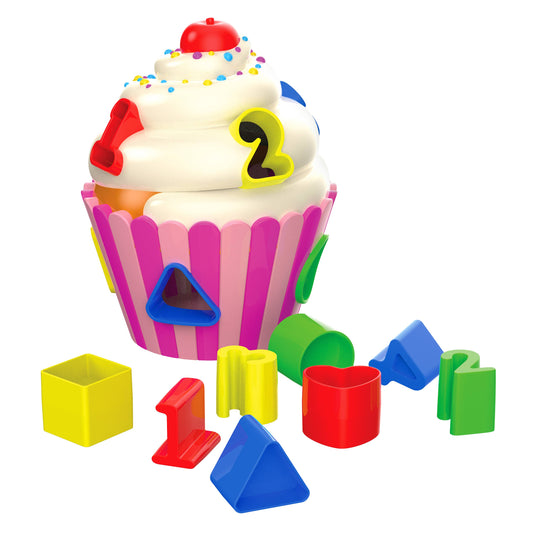 Early Learning - Cupcake Shape Sorter: Plastic