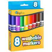 8-Count Washable Broad-tip Markers
