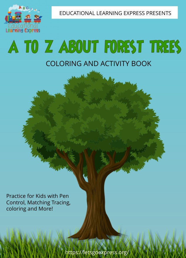 A To Z About Forest Trees Workbook