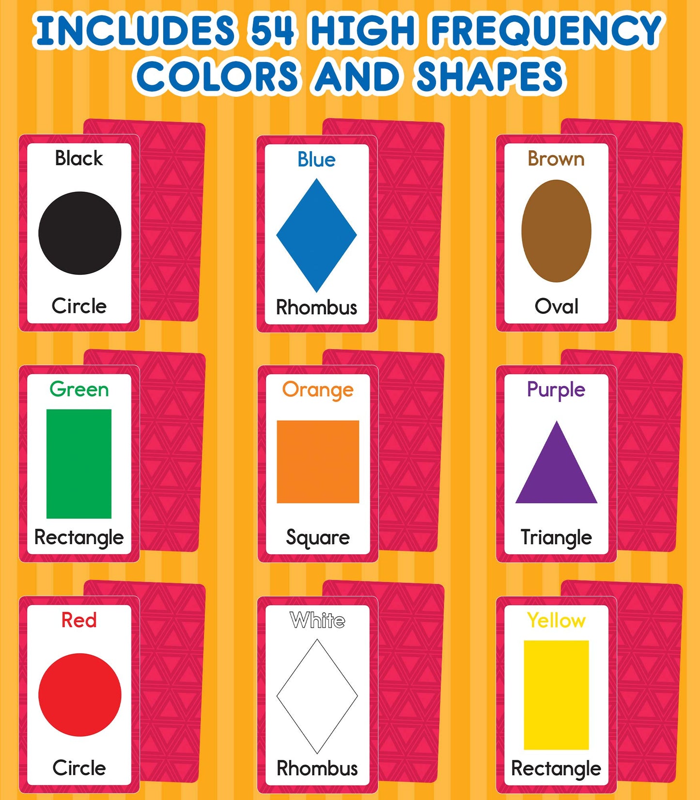Colors & Shapes Flashcards 52