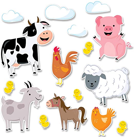 Creative Teaching Press Jumbo Farm Friends Bulletin Board